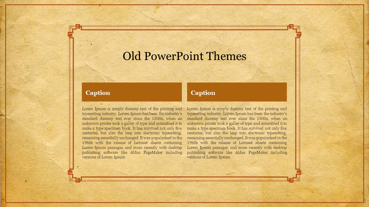 Old PowerPoint Themes
